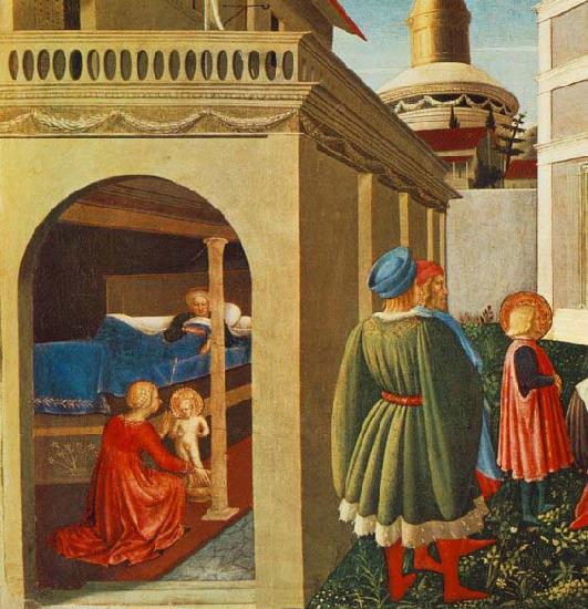 Fra Angelico Birth of St Nicholas oil painting image